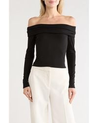 LBLC The Label - Josie Off The Shoulder Top - Lyst