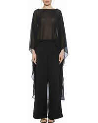 Alexia Admor - Junia Cover-Up High-Low Chiffon Top - Lyst