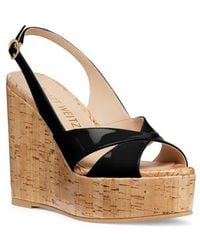 Stuart Weitzman - Carmen Wedge Sandal - Lyst