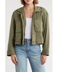 Caslon - Crop Utility Jacket - Lyst