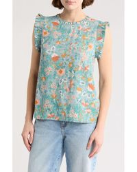 DR2 by Daniel Rainn - Smocked Sleeveless Top - Lyst