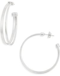Leith - Split Hoop Earrings - Lyst