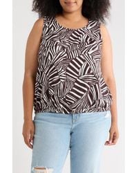 Adrianna Papell - Printed Shell - Lyst