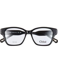 Chloé - 51Mm Cat Eye Optical Frames - Lyst