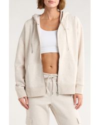 DKNY - Mini Stud Logo Full Zip Hoodie - Lyst