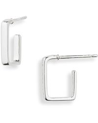 Nordstrom - Demi Fine Square Hoop Earrings - Lyst