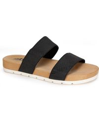 White Mountain - Tahlie Slide Sandal - Lyst