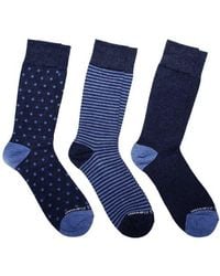 Unsimply Stitched - Assorted 3-Pack Of Crew Socks - Lyst