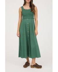 Blu Pepper - Smocked Midi Sundress - Lyst