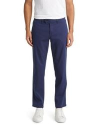 Brax - Evans Regular Fit Flat Front Chino Pants - Lyst