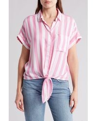 Beach Lunch Lounge - Rosie Cabana Stripe Button-up Shirt - Lyst