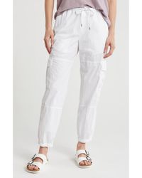 James Perse - Stretch Poplin Cargo Pants - Lyst