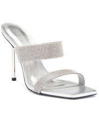 SCHUTZ SHOES - Liam Rhinestone Slide Sandal - Lyst