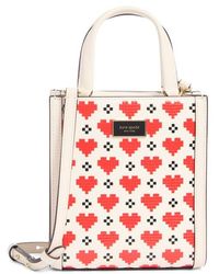 Kate Spade - Manhattan Pixel Hearts Mini Tote - Lyst