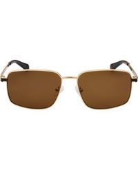 Kenneth Cole - 58mm Pilot Sunglasses - Lyst