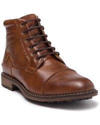 steve madden kleen cap toe leather boot