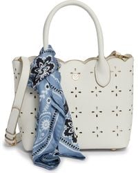 Nanette Lepore - Scalloped Eyelet Crossbody Bag - Lyst