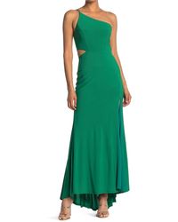 Jump Apparel - One-shoulder Side Cutout Gown - Lyst
