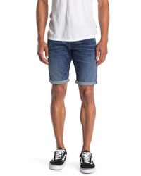 G-Star RAW Elto Slim Cuffed Denim Shorts - Blue