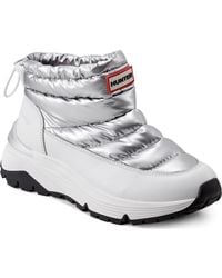 HUNTER - Hwanne 2 Waterproof Insulated Quilted Faux Shearling Lined Boot - Lyst