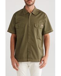 Dickies - Relaxed Fit Short Sleeve Button-up Shirt - Lyst