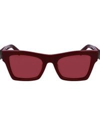 Ferragamo - Prisma 52Mm Rectangular Sunglasses - Lyst