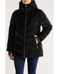 BCBGeneration - Chevron Quilted Puffer Jacket - Lyst