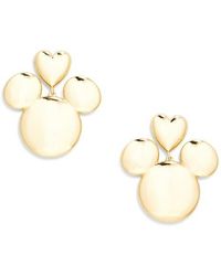 BaubleBar - X Disney Mickey Mouse Heart Stud Earrings - Lyst