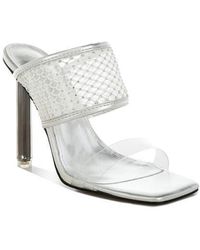 LONDON RAG - Salween Clear Strap Stiletto Sandal - Lyst