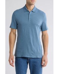 Vince - Short Sleeve Slub Polo - Lyst