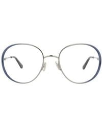 Chloé - 56Mm Round Optical Glasses - Lyst