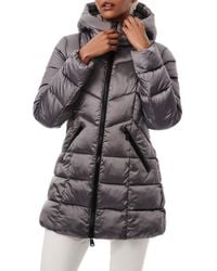 Bernardo - Metallic Hooded Walker Coat - Lyst