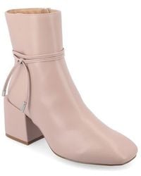 Journee Collection - Beverly Tru Comfort Block Heel Bootie - Lyst