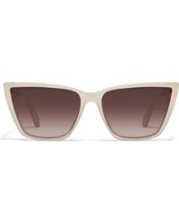 Quay - Call The Shots 59Mm Cat Eye Sunglasses - Lyst