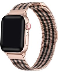 The Posh Tech - Striped Stainless Loop Band For Apple Watches - Lyst