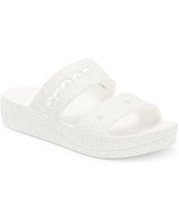 Crocs™ - Baya Platform Glitter Sandal - Lyst