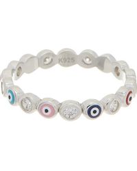 Juvell - Evil Eye Cz Ring - Lyst