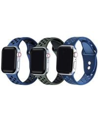 The Posh Tech - 3-Pack Silicone Apple Watch Watchbands - Lyst