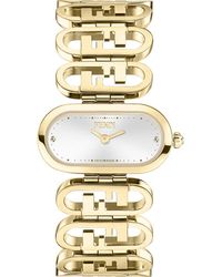Fendi - O'Lock Diamond Bracelet Watch, 28.3Mm X 14.8Mm - Lyst