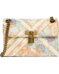 Kurt Geiger - Mini Brixton Crystal Lock Bag - Lyst