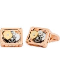 James Michael - Gear Square Cuff Links - Lyst
