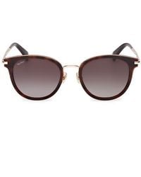 Max Mara - 54Mm Round Sunglasses - Lyst