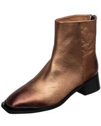 Antelope - Haisley Metallic Ankle Bootie - Lyst