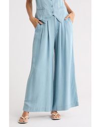 Young Fabulous & Broke - Calvin Crop Wide Leg Trousers - Lyst