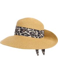 Nine West - Classic Flip Up Bow Floppy Hat - Lyst