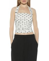 Alexia Admor - Luca Halter Square Neck Top - Lyst