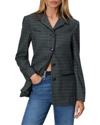 Rag & Bone - Drew Plaid Wool Blend Blazer - Lyst