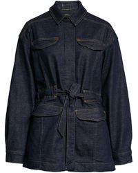 ted baker structured bow waist jacket