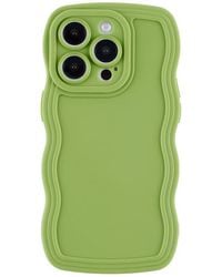 Auramma - Solid Wavy Bumper Iphone 14 Pro Max Case - Lyst