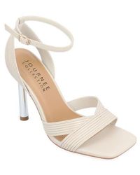 Journee Collection - Annett Ribbed Strap Pump - Lyst
